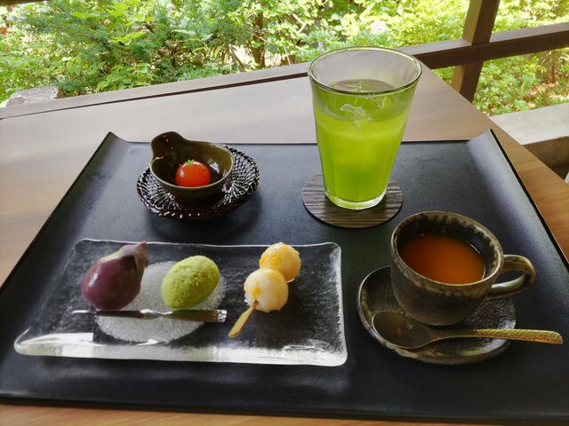 夏野菜の和カフェセット
